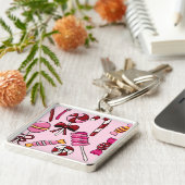 かわいい キャンディー キーホルダー (側面)