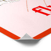 かわいい ギザギザ キリン傘 ロッカー ポスター (角)