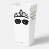 かわいい クイーン ティアラ プリンセス 誕生日 ブライダル シャワー フェイバーボックス (裏面)