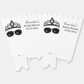 かわいい クイーン ティアラ プリンセス 誕生日 ブライダル シャワー フェイバーボックス (見開き)