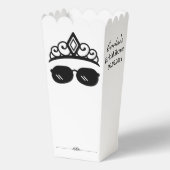 かわいい クイーン ティアラ プリンセス 誕生日 ブライダル シャワー フェイバーボックス (正面)