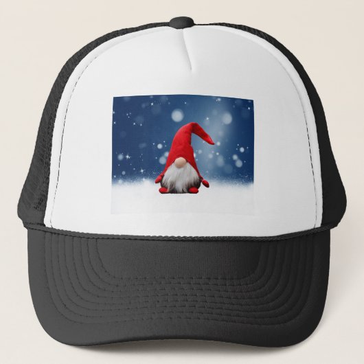 かわいい クリスマス サンタ 雪 星 キャップ (正面)