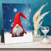 かわいい クリスマス サンタ 雪 星 フォトプラーク (側面)