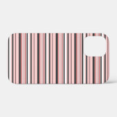 かわいい グレー ピンク ストライプ Case-Mate iPhoneケース (裏面 (横))