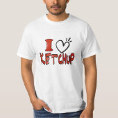 かわいい ケチャップ大好き Tシャツ (正面)