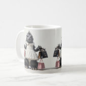 かわいい コーヒーマグカップ (正面左)