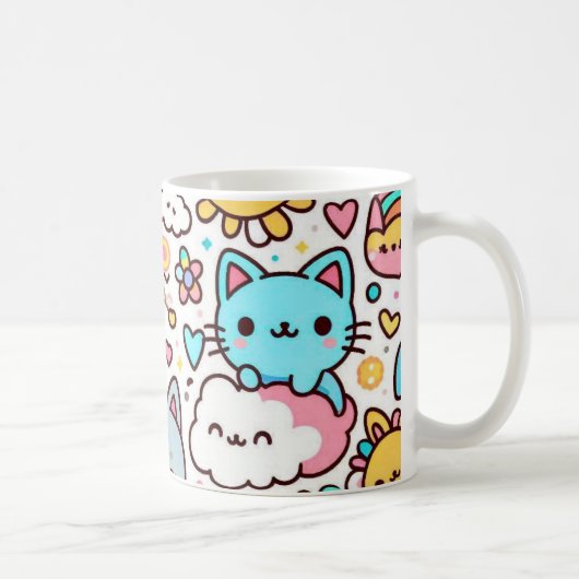かわいい コーヒーマグカップ (右)