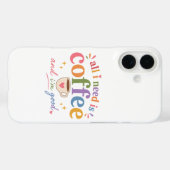 かわいい コーヒー好き iPhoneケース Case-Mate iPhoneケース (裏面 (横))
