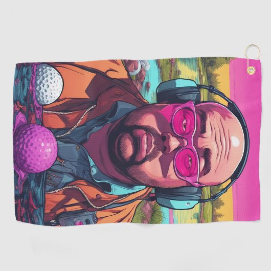 かわいい ゴルフタオル (横)