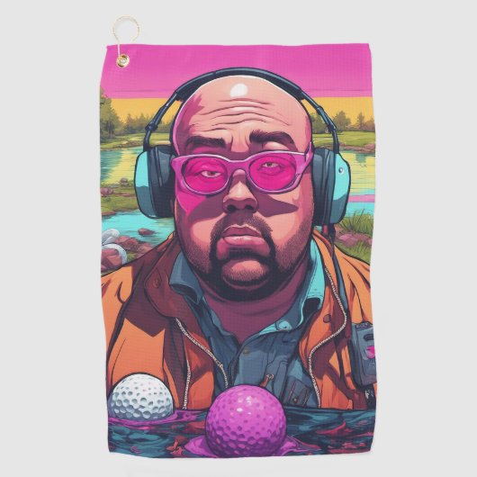 かわいい ゴルフタオル (正面)