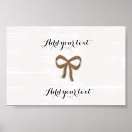 かわいい ゴールド リボン コラージュ 赤ちゃん 子供 結婚 ポスター