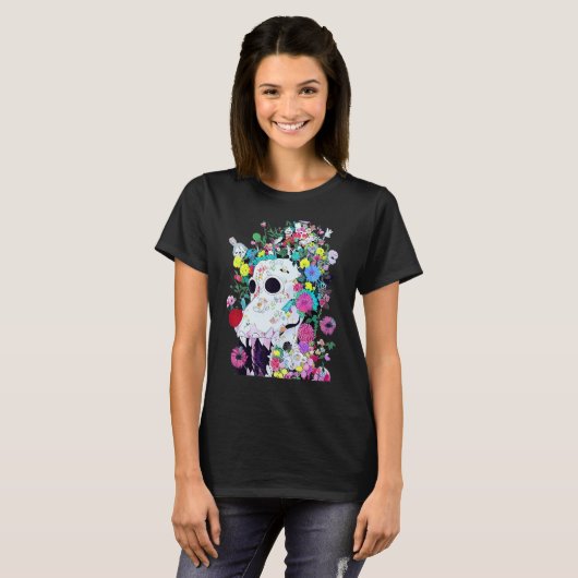 かわいい+サイバーパンク+ゴシック Tシャツ (正面フル)
