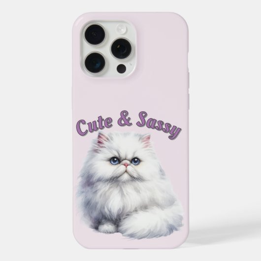 かわいい+ササッとしたネコ iPhoneケース (裏面)