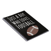 かわいい サッカーギフト 男の子 子供 バックトゥスクール ノートブック (右側)