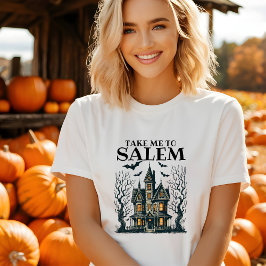 かわいい サレム ハロウィンTシャツ Tシャツ