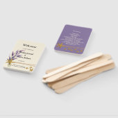 かわいい シンプルなヒトデの結婚式プログラム ハンドファン (組立なし)