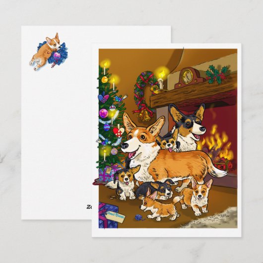 かわいい シーズンカード (正面/裏面)