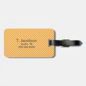 かわいい ジャック・オ・ランタン かぼちゃ 旅行 トラベル 荷物 タグ (裏面横)