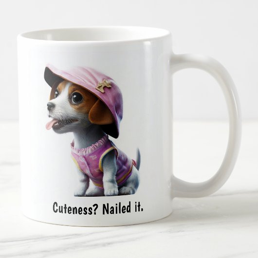 かわいい ジャック・ラッセル・テリア コーヒーマグカップ