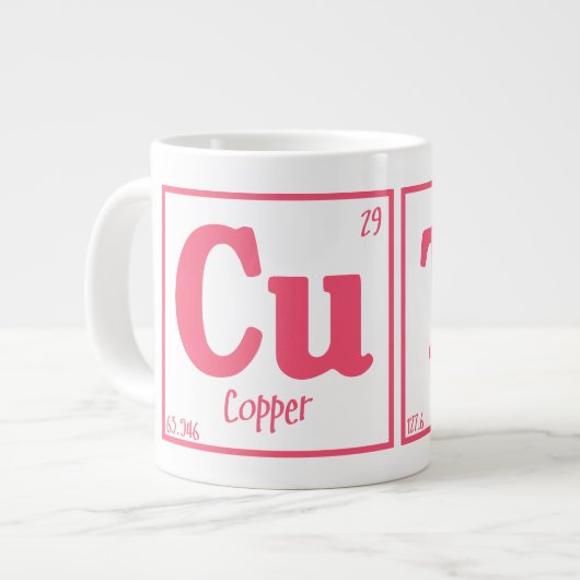 かわいい ジャンボコーヒーマグカップ (正面左)