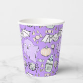 かわいい&スイートハロウィーン子供の誕生日 紙コップ (正面)