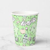 かわいい&スイートハロウィーン子供の誕生日 紙コップ (右)