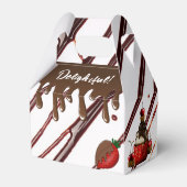 かわいい スイート トリート パーティー ファボリーボックス フェイバーボックス (裏面サイド)