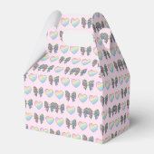 かわいい+スイート+虹+ハート+パステル+グラデーション+パターン フェイバーボックス (裏面サイド)