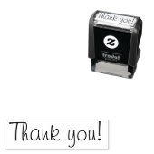 かわいい スクリプト ありがとう セルフインキングスタンプ (インサイチュ)