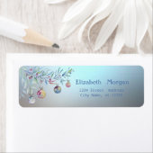 かわいい,スタイリッシュクリスマスボール,木の枝 ラベル (インサイチュ)