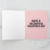 かわいい スフィンクス ねこ ハート ビッグ バレンタインデー カード (内部)