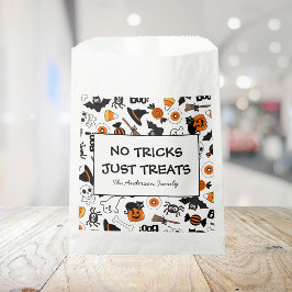 かわいい スプーキーハロウィン ブラックオレンジ フェイバーバッグ