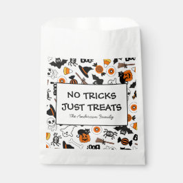 かわいい スプーキーハロウィン ブラックオレンジ フェイバーバッグ