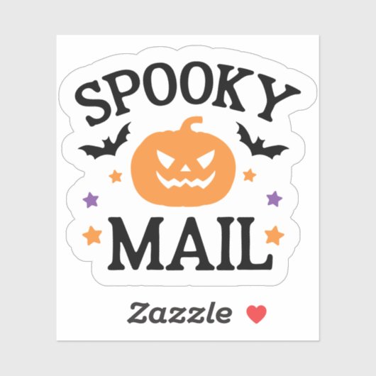 かわいい スプーキーメール ハロウィンメール シール (シート)