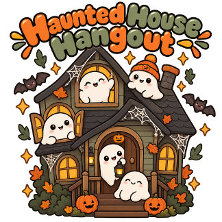 かわいい スプーキー ゴースト ハロウィン お化け屋敷 ナイト スウェットシャツ