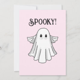 かわいい＆スプーキー ハッピーハロウィン 招待状