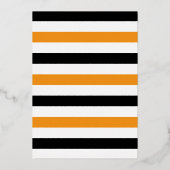 かわいい スプークタキュラーな子供のハロウィン誕生日 箔招待状 (裏面)