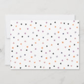 かわいい スプークタキュラー フォト バースデー パーティ サンキューカード (裏面)