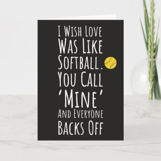 かわいい ソフトボール カード スポーツ アスリート 子供 女の子 (正面)