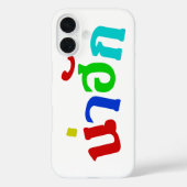 かわいい ♦ タイ・イサーン方言でナーファイ ♦ Case-Mate iPhoneケース (裏面)