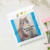 かわいい タビー猫 アート ペット 動物 パーティー ファバーバッグ フェイバーバッグ (封をした状態)