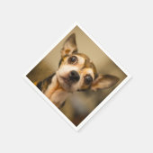かわいい&チワおもしろいホアドッグ紙ナプキン スタンダードカクテルナプキン (角)