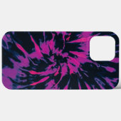 かわいい トレンディー タイダイ 紫 黒 Case-Mate iPhoneケース (裏面 (横))