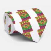 かわいい ナイス & ラブリー フラワーモチーフ アートプリント デザイン ネクタイ (ロール)