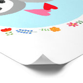 かわいい ナマケモノ アート ポスター ユニーク おもしろ ナマケモノ 絵画 プリント (角)