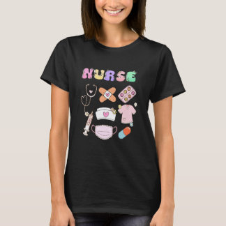かわいい+ナース+医療+病院+救急 Tシャツ