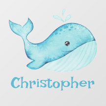 かわいい ネイビー クジラ オーダーメイド