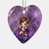 かわいい ネオス 星座 いて座 セラミックオーナメント (左)