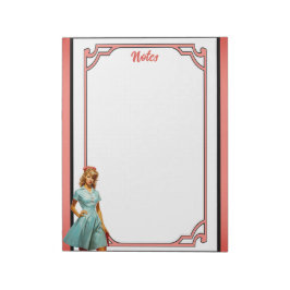 かわいい ノスタルジック ナース ピンアップ_ ナースはうまくやるんだから ノートパッド