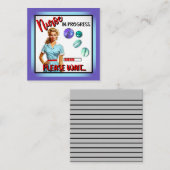 かわいい ノスタルジック ナース ピンアップ ナース 制作中です ノートカード (正面/裏面)